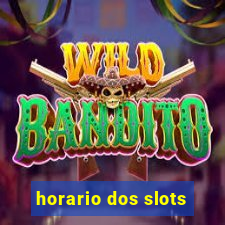 horario dos slots